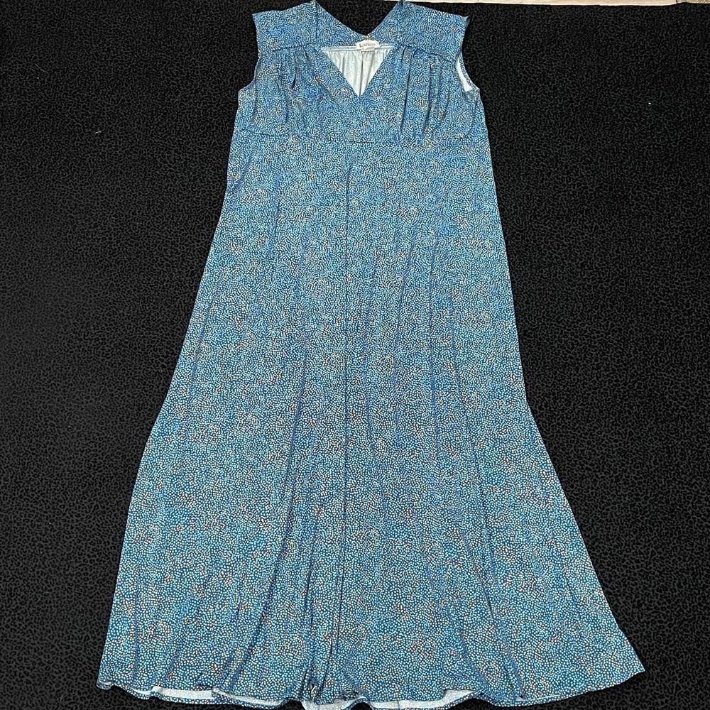 Karina Maxi Dress 2X Babydoll V Neck Summer Party Festival Flowy Comfort